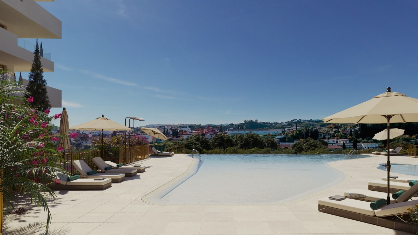 02 luxury pool city view